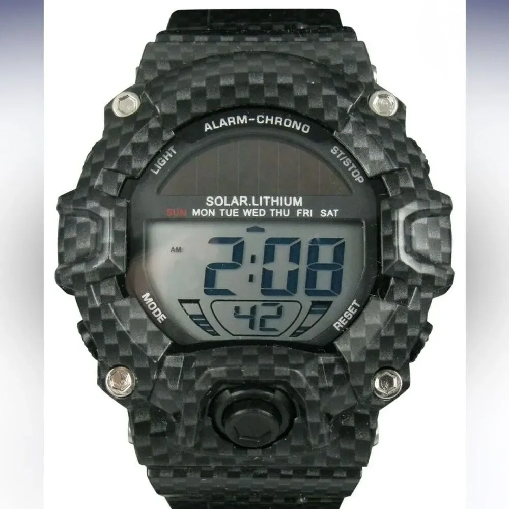 George Black Smartwatch with Digital Display